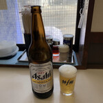 餃子の王将 - 瓶ビール(大)♪