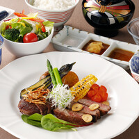 道産牛フィレ肉の和風ステーキ御膳