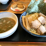 中華そば 華丸 - 焼豚つけ麺特盛のりトッピング