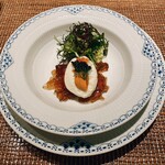 au deco - カリフラワーのムース 雲丹・いくら・キャビア