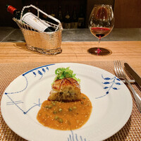 au deco - タラバガニと蟹味噌スクランブルエッグのパイ包み焼き