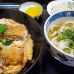 Sampachi Udon - かつ丼ミニうどんセット=890円！