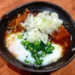 Motsuyaki Goen - もつ煮温玉のせ