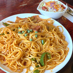デシベル - 料理写真:コチラではナポリタンを「イタリアン」と呼びます（謎）