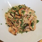 ボーノ - 新メニュー   芝エビとエリンギのペペロンチーノ