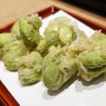 てんぷら 近藤 - 空豆 ≪お好み≫