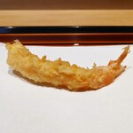 てんぷら 近藤 - 車海老・胴