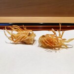 てんぷら 近藤 - 車海老・頭部