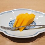 てんぷら 近藤 - マンゴー