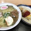 万福食堂 - セット（半オムライスと塩中華そば）　850円