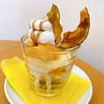 木更津のカフェ marone - かぼちゃのパフェ