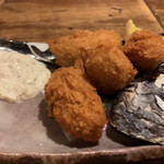 居酒屋　ちょーちょ - 石巻産牡蠣フライ　750円
      2020/12 by  みぃこのごはん日記