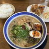 ラーメン食堂　一生懸麺 - 料理写真:「博多」黒虎とんこつラーメン（唐揚げ3個とライス小セット）