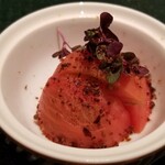 菅井 - 【お口直し】フルーツトマト、お醤油パウダーで