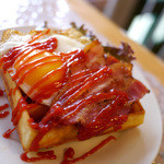 ふぉ～you - ベーコン・エッグ（ワッフル）