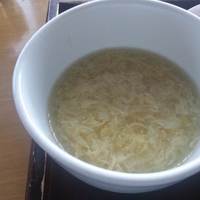 焼肉トラジ PARAM カレッタ汐留店 - 卵スープ