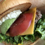 the 3rd Burger - アボカドわさびバーガーにチーズ追加
