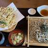 Shinzantei - ざる蕎麦とかき揚げ