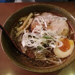 らーめん黒山 - 黒山醤油(大盛/800円)