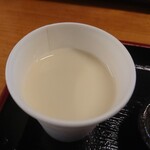 湧水茶屋 - 2021.04・湧水定食 1000円　豆乳、もちろん美味しい