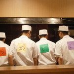 神保町 傳 - 板前さんの演出