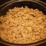 神保町 傳 - 鶏そぼろ御飯　土鍋で