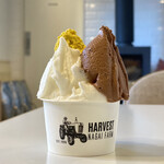 ハーベスト ナガイファーム - ・トリプル 650円/税込
(ビターチョコレート、ピュアミルク、かぼちゃ)