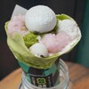 カフェ サラデリ - 【2021.04】西尾抹茶の桜大福クレープ(800円)