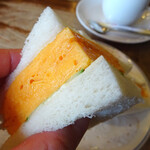 喫茶チロル - 玉子サンド（ハーフサイズ）