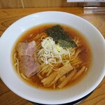 寺カフェ 中華そば水加美 - 中華そば（昔ながら）600円