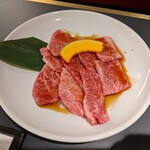 焼肉 せんりゅう - 和牛味わいカルビ定食（1.5倍）（1500円＋税）