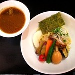 麺屋 波 - カレーつけ麺＆カレー茶漬け　並盛（２００ｇ）