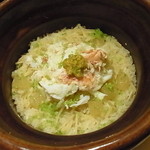神楽坂 石かわ - 毛蟹の炊き込みご飯