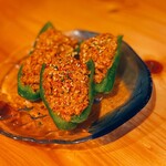チャコールスタンド ベンテン - 麻婆パリパリピーマン