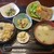 やさいの荘の家庭料理　菜ぁ - 料理写真:◆「1250円ランチ」◇肉と魚のダブルメイン◇お肉ゴマダレ焼き(生姜入り)◇ブリの醤油漬け焼き