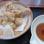 市場料理 賀露幸 - イカのゲソ天ぷら