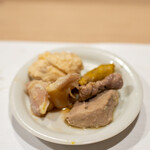 うを徳 - 2021.4 明石の鯛の内臓（胃袋、腸、卵、肝）