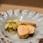 うを徳 - 2021.4 余市アンキモ、加賀太胡瓜胡麻酢和え