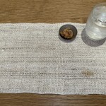 coffee Kajita - ランチョンマット＆お水①