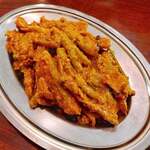 プルジャ ダイニング - 大根の茎のアチャールだよ