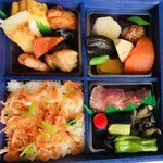 Nadaman Chuubou - 2021年３月「ローストビーフと桜海老御飯のお弁当」