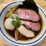 手打式超多加水麺 ののくら - 特製中華そば　2021.03