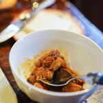 Bien - "茄子（なす）と五花肉（ぶたばら）の蕃茄（あかなす）煮（に）"