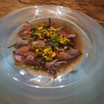 レヴォ - さっきまで生きていたホタルイカとなばなとねぎのサラダ