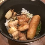 鳥道酒場 - レスラーが注文した焼き鳥丼(2021.1.30)