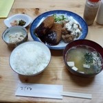 Ginza Kare - コロッケとチキン南蛮定食　５００円