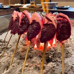 柳家 - 猪のハツ﻿