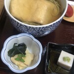 蕎麦切 ゆる里 - 小鉢とそば豆腐付き