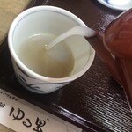 蕎麦切 ゆる里 - 蕎麦湯