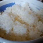 鬼豚 - 岩中豚ロースカツ定食950円が100円引のライス